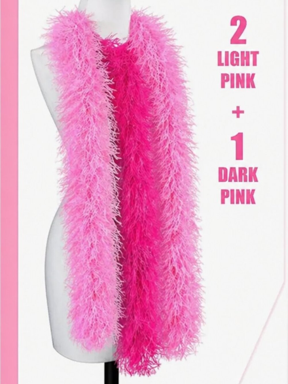 Artificial Feather Boas for Bachelorette Costume Dress Tea Party